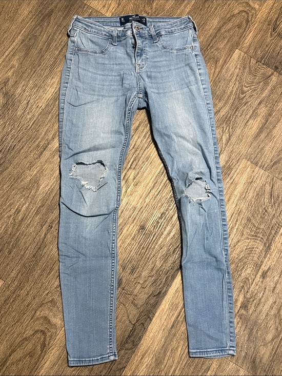 Hollister Denim - Hollister Light Blue Distressed Skinny Jeans